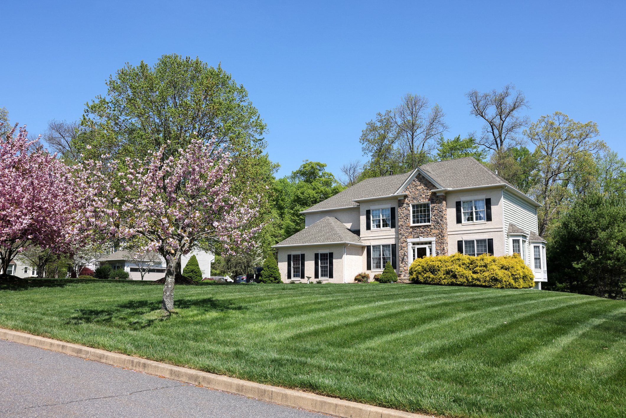 residential lawn mowing and landscape maintenance