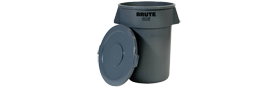 Garbage Cans with Lids
